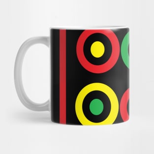 RETRO GAME GEOMETRIC CIRCLES Mug